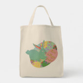 Easter Bunny Eggs Tote Bag Tragetasche (Rückseite)