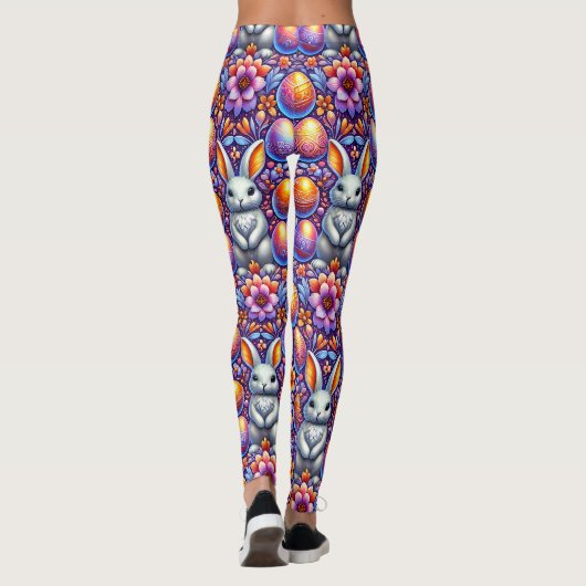 EASTER BUNNY ~ Eier 3D~ Leggings (Rückseite)