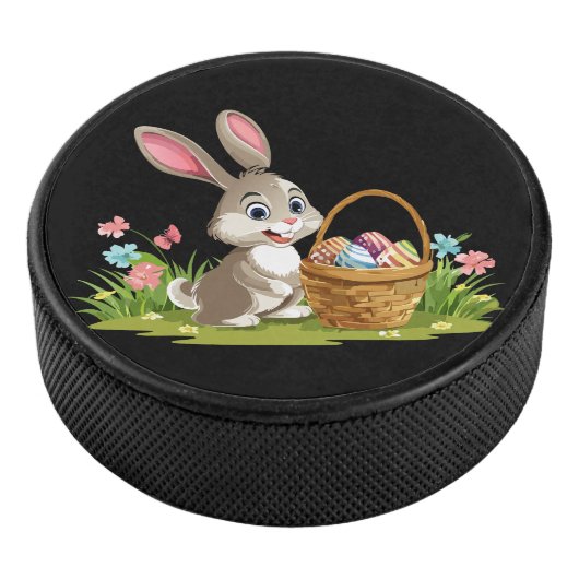 Easter bunny eishockey puck (3/4)