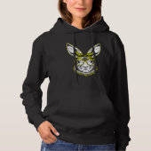 Easter Bunny Face Easter Rabbit cool Easter Bunnie Hoodie (Vorderseite)