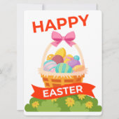 EASTER BUNNY FEIERTAGSKARTE (Vorderseite)