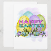 EASTER BUNNY FEIERTAGSKARTE (Vorne/Hinten)