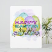 EASTER BUNNY FEIERTAGSKARTE (Stehend Vorderseite)