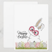 EASTER BUNNY FEIERTAGSKARTE (Vorne/Hinten)