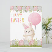 EASTER BUNNY FEIERTAGSKARTE (Stehend Vorderseite)