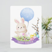EASTER BUNNY FEIERTAGSKARTE (Stehend Vorderseite)