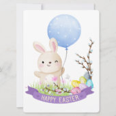 EASTER BUNNY FEIERTAGSKARTE (Vorderseite)