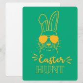 EASTER BUNNY FEIERTAGSKARTE (Vorne/Hinten)