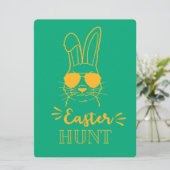 EASTER BUNNY FEIERTAGSKARTE (Stehend Vorderseite)