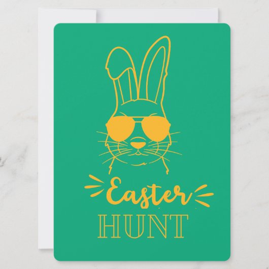 EASTER BUNNY FEIERTAGSKARTE (Vorderseite)