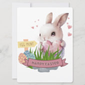 EASTER BUNNY FEIERTAGSKARTE (Vorderseite)