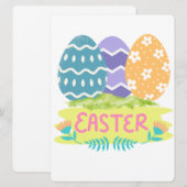 EASTER BUNNY FEIERTAGSKARTE (Vorne/Hinten)