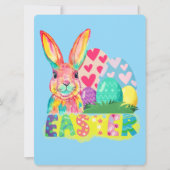 EASTER BUNNY FEIERTAGSKARTE (Vorderseite)