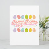 EASTER BUNNY FEIERTAGSKARTE (Stehend Vorderseite)