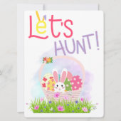 EASTER BUNNY FEIERTAGSKARTE (Vorderseite)