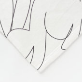 Easter Bunny Fleece Blanket (Ecke)