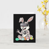 Easter Bunny Gamer Fun Eggs Gaming Kleinkind Boys Karte (Gelbe Blume)