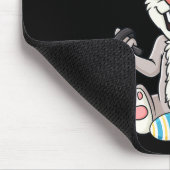 Easter Bunny Gamer Fun Eggs Gaming Kleinkind Boys  Mousepad (Ecke)