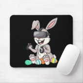 Easter Bunny Gamer Fun Eggs Gaming Kleinkind Boys  Mousepad (Mit Mouse)