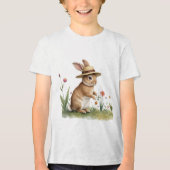 easter bunny gardener Tri-Blend shirt (Vorderseite)