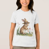 easter bunny gardener Tri-Blend shirt (Vorderseite)