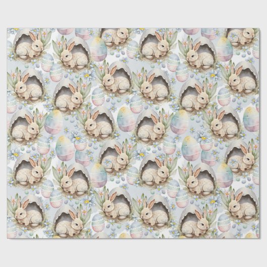 Easter Bunny  Geschenkpapier (Flach)