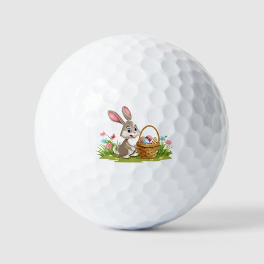 Easter bunny golfball (Vorderseite)