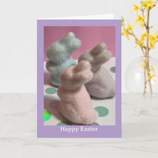 Easter Bunny Greeting Card Karte (Gelbe Blume)
