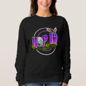 Easter Bunny Hoop In To Easter Sweatshirt (Vorderseite)