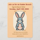 Easter Bunny Image Frame  Einladung (Vorderseite)
