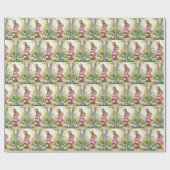 Easter Bunny in a Spring Garden Geschenkpapier (Flach)