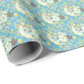 EASTER BUNNY JELLY BEAN DREAMS MOON WRAPPPAPIER GESCHENKPAPIER (Rolleneckpunkt)