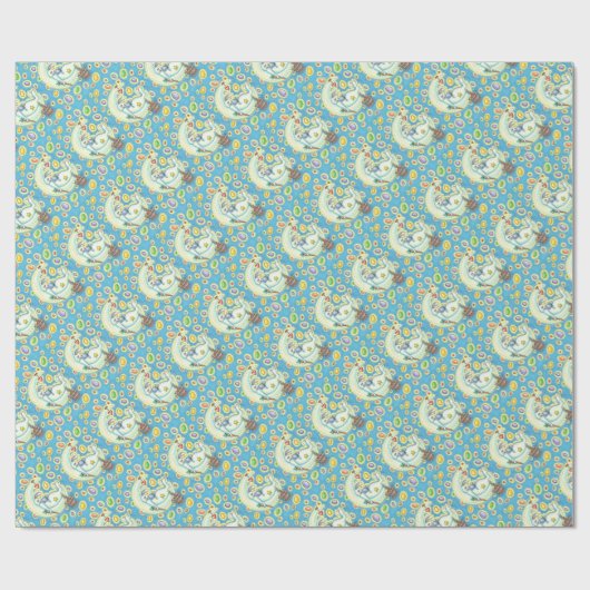 EASTER BUNNY JELLY BEAN DREAMS WRAPPING PAPIER GESCHENKPAPIER (Flach)