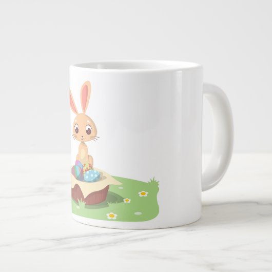 EASTER BUNNY Jumbo-Tasse (Vorderseite Rechts)