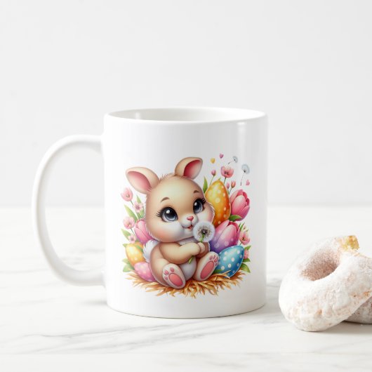 Easter Bunny  Kaffeetasse (Mit Donut)