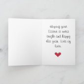 Easter bunny karte (Innenseite)