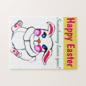 EASTER-BUNNY-LIEBE-Rätsel Puzzle (Horizontal)