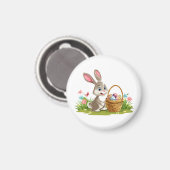 Easter bunny magnet (Vorderseite/Rückseite)