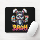Easter Bunny Meme Bruh – Funny 6 7 Easter Eggs Des Mousepad (Mit Mouse)