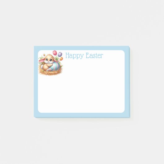 Easter Bunny Notes Post-it Klebezettel (Vorderseite)