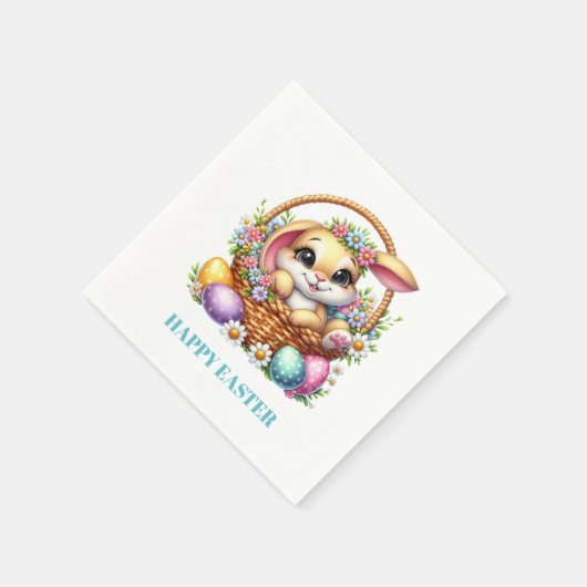 Easter Bunny Paper Napkins Serviette (Ecke)