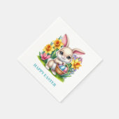 Easter Bunny Paper Napkins Serviette (Ecke)
