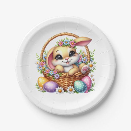 Easter Bunny  Pappteller (Vorderseite)