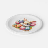 Easter Bunny  Pappteller (Schrägansicht)