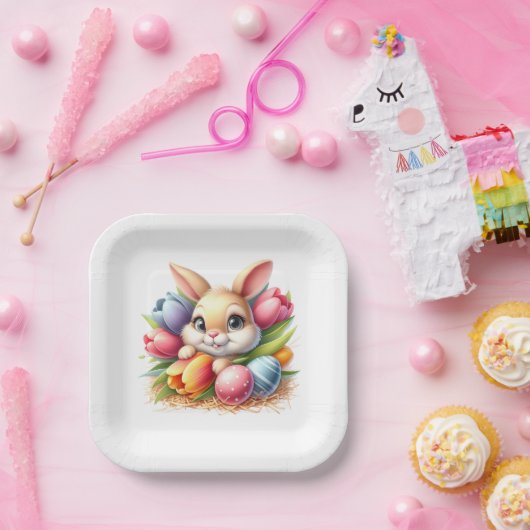 Easter Bunny  Pappteller (Party)
