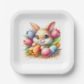 Easter Bunny  Pappteller (Vorderseite)