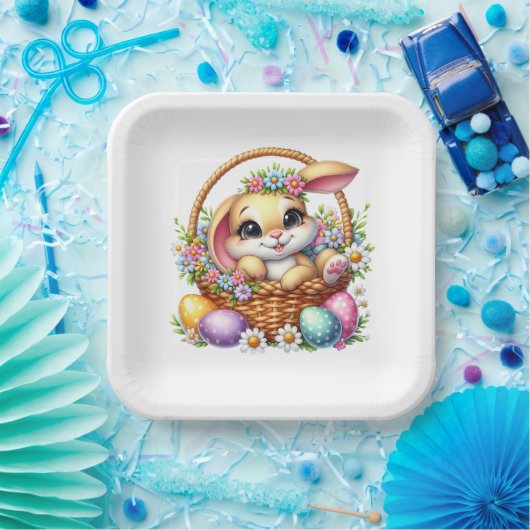 Easter Bunny  Pappteller (Party)