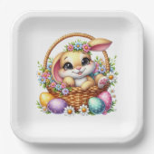 Easter Bunny  Pappteller (Vorderseite)
