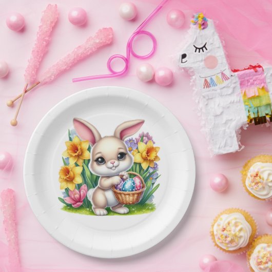 Easter Bunny  Pappteller (Party)