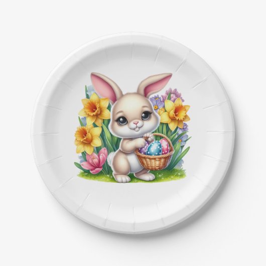 Easter Bunny  Pappteller (Vorderseite)